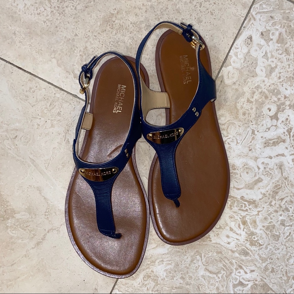 Michael Kors Navy Sandals